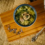 italian wedding soup food and prop styling