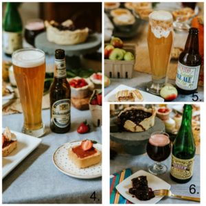 craft beer paired with gourmet pies for a pies and pints party