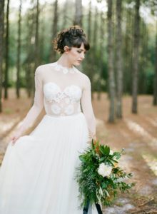 Sultry wedding gown