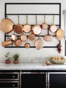 copper home decor cookware