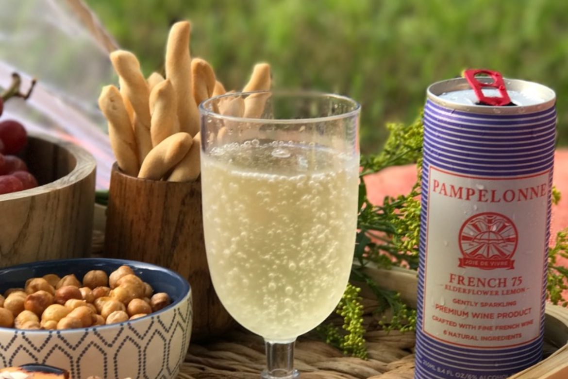 Summer Picnic Featuring Pampelonne Wine Cocktails