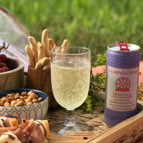 Summer Picnic Featuring Pampelonne Wine Cocktails