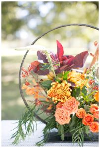 fall floral centerpiece