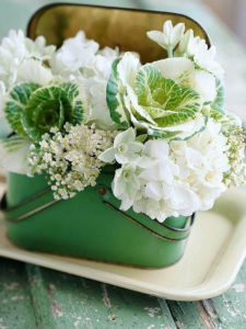 St. Patrick's Day table centerpiece