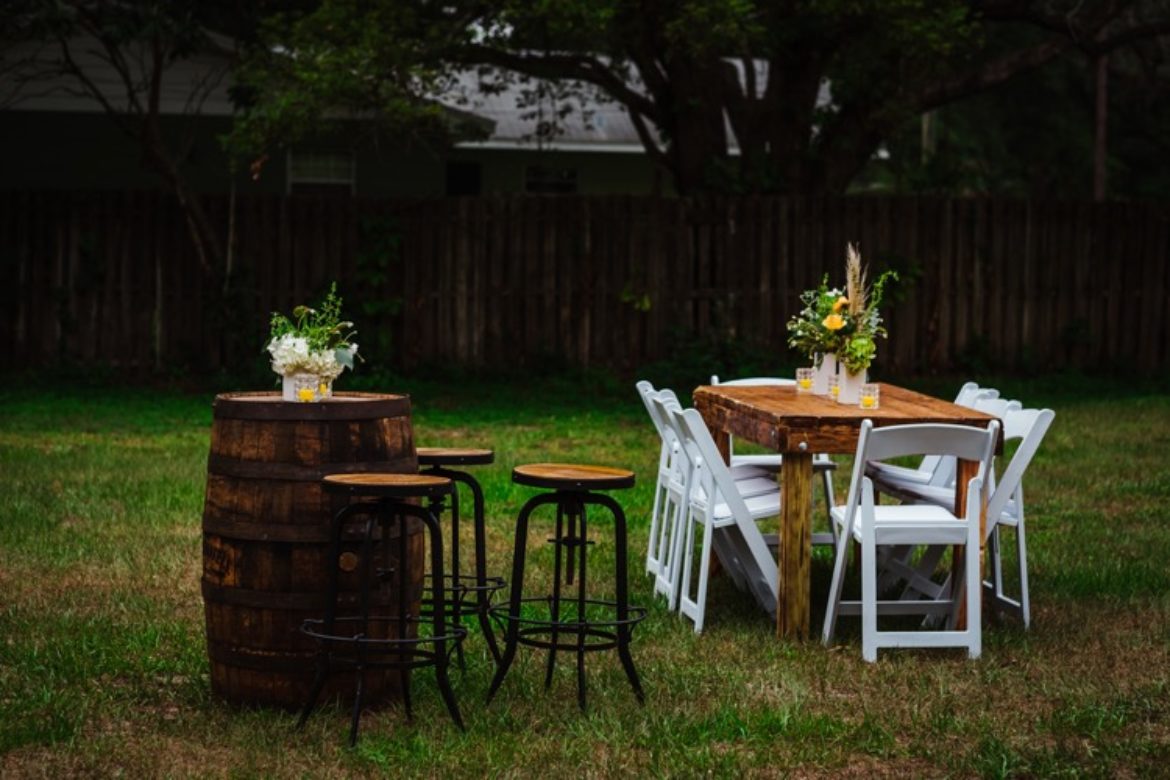 A Surprise Rustic Backyard Party for my Hubby!