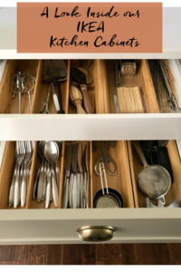 a look inside our ikea kitchen cabinets