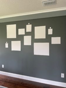 the easy way to hang a gallery wall