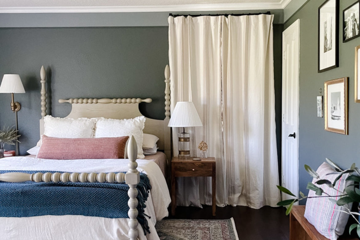 The Reveal of our Moody Guest Bedroom Makeover
