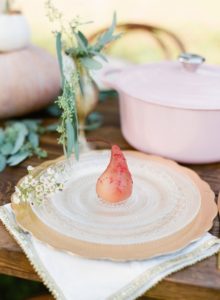 poached pear for thanksgiving