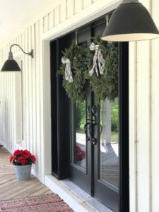 holiday porch decor