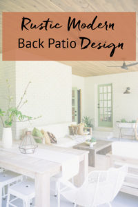 rustic modern backyard patio design Daly Digs