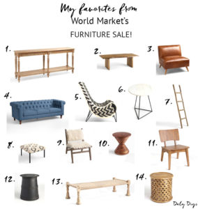 World Market furniture sale