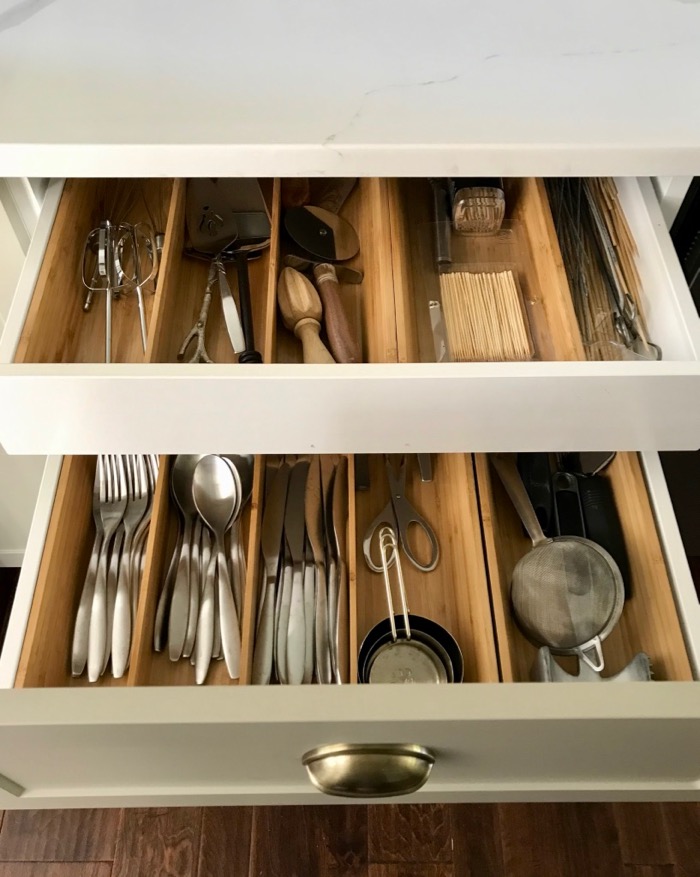 silverware drawer organization