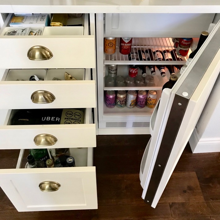 A Look Inside Our Ikea Kitchen Cabinets, Mini Fridge Storage Cabinet Ikea