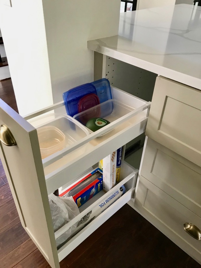 A Look Inside Our Ikea Kitchen Cabinets, 12 Inch Cabinet Trash Pull Out