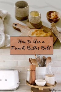 how to use a french butter bell