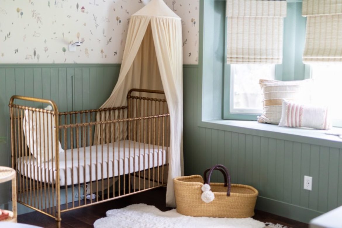 The Reveal: A Green Girls’ Nursery for Baby Shiloh